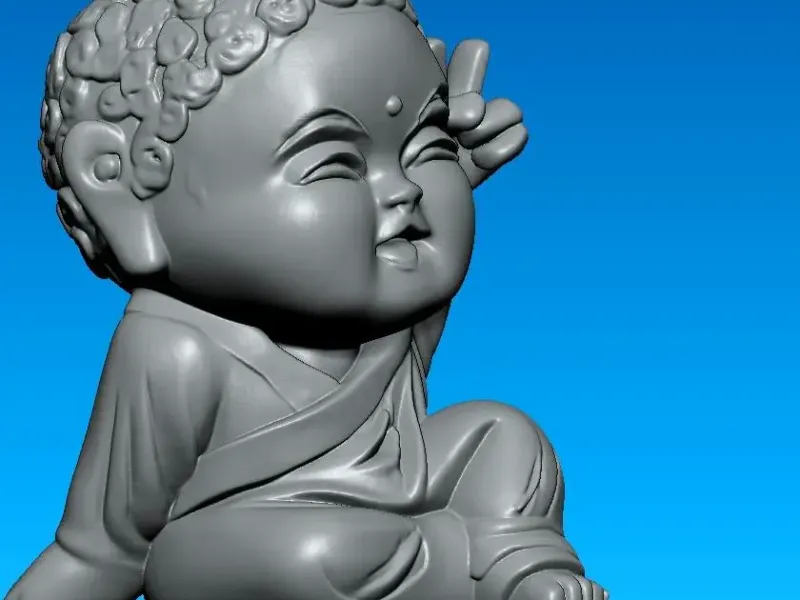 Buddha statues for living room decoration - 3D print