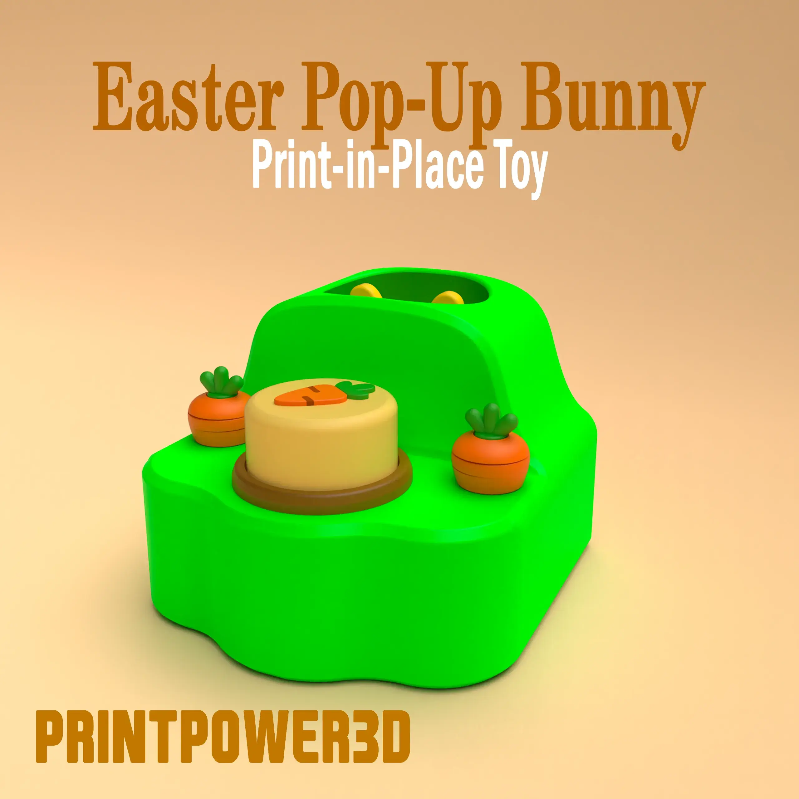 Easter Pop-Up Bunny - Fidget Toy - Jumping Bunny