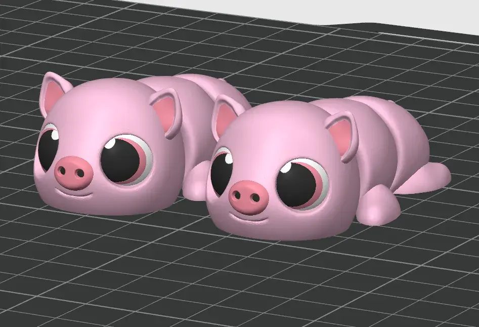 Mini Flexi Articulating Laying Down Pig