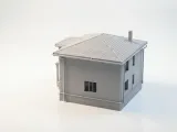 Brick House Architectural Model Building 3D Printable-2