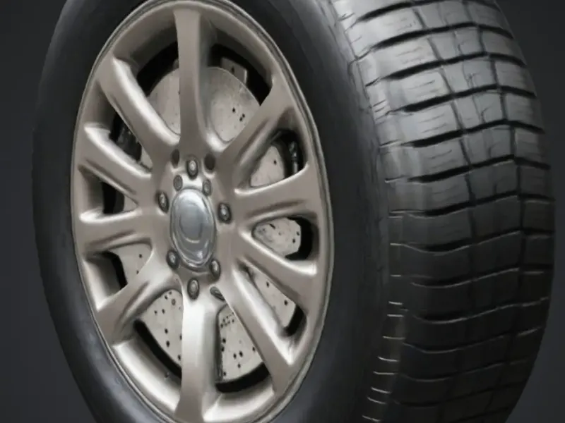 car wheel for diorama