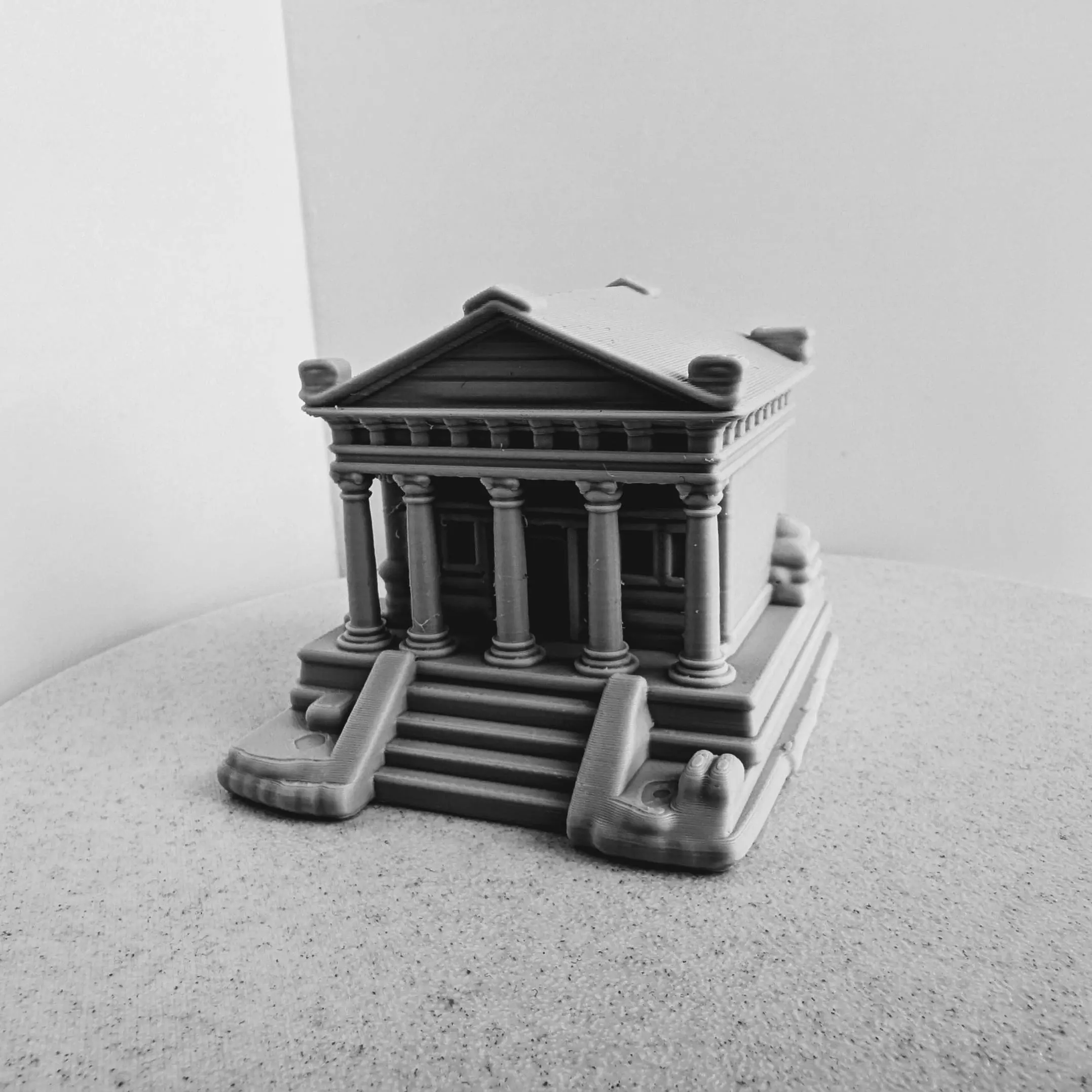 Ancient building miniature 008