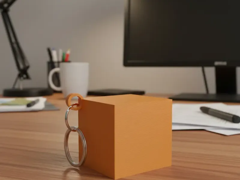 square keychain 