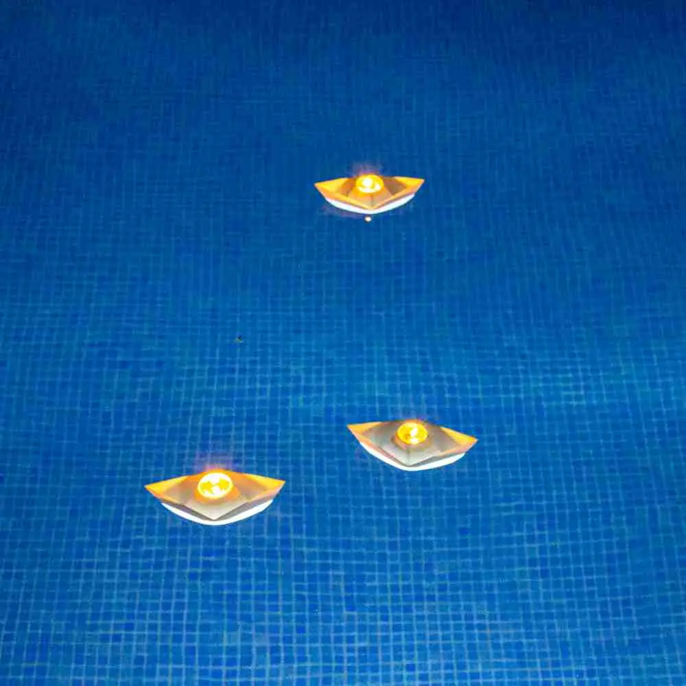 Candle holder - floating paper boat