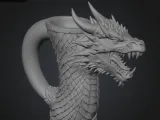dragon viking drinking horn 3-1