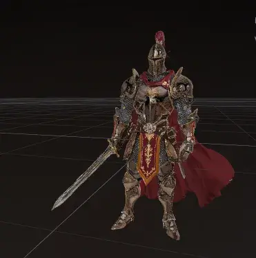 MEDIVEAL KNIGHT FIGURE