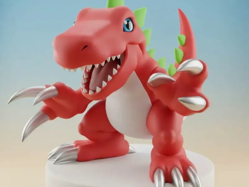 Tyranomon Digimon Creature Model