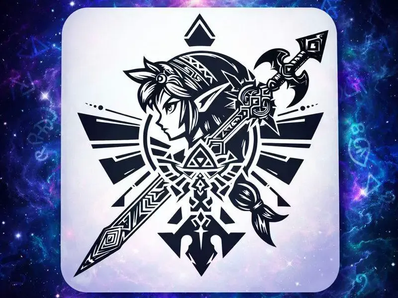 wall art zelda