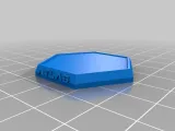 Names 32mm Battletech bases (Resin)-2