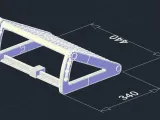Adjustable/Ergonomic Foot Rest – 3D Printed Comfort for Desk-2