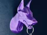 Dog Dobermann wall mounted decoration key holder organizer-4