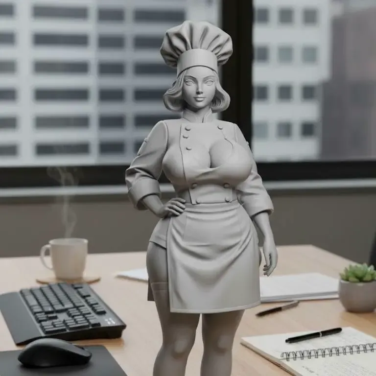 sexy woman cook