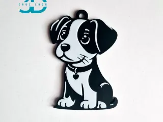 Puppy keychain