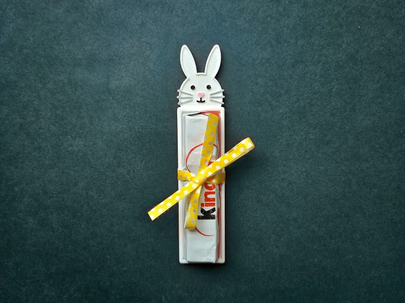 Chocolate bar gift - Easter bunny