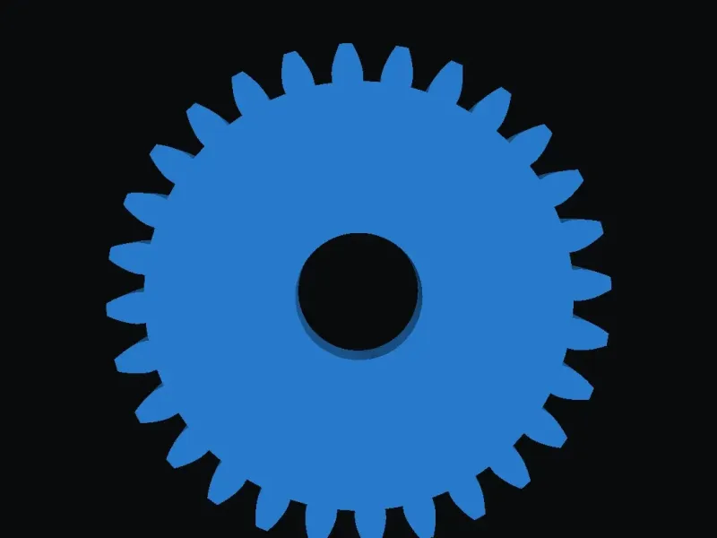 Sheldon spur gear 