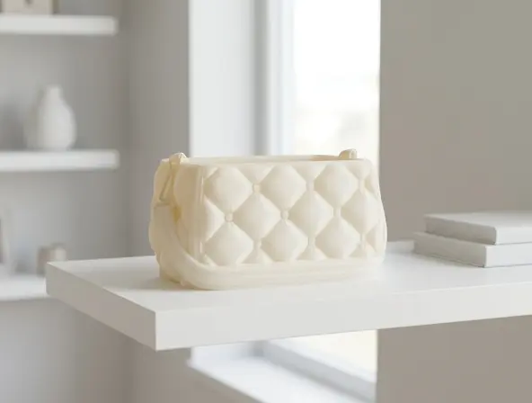 Quilted Mini Bag Storage Box - Vanity Organizer