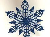 Blue snowflake-0