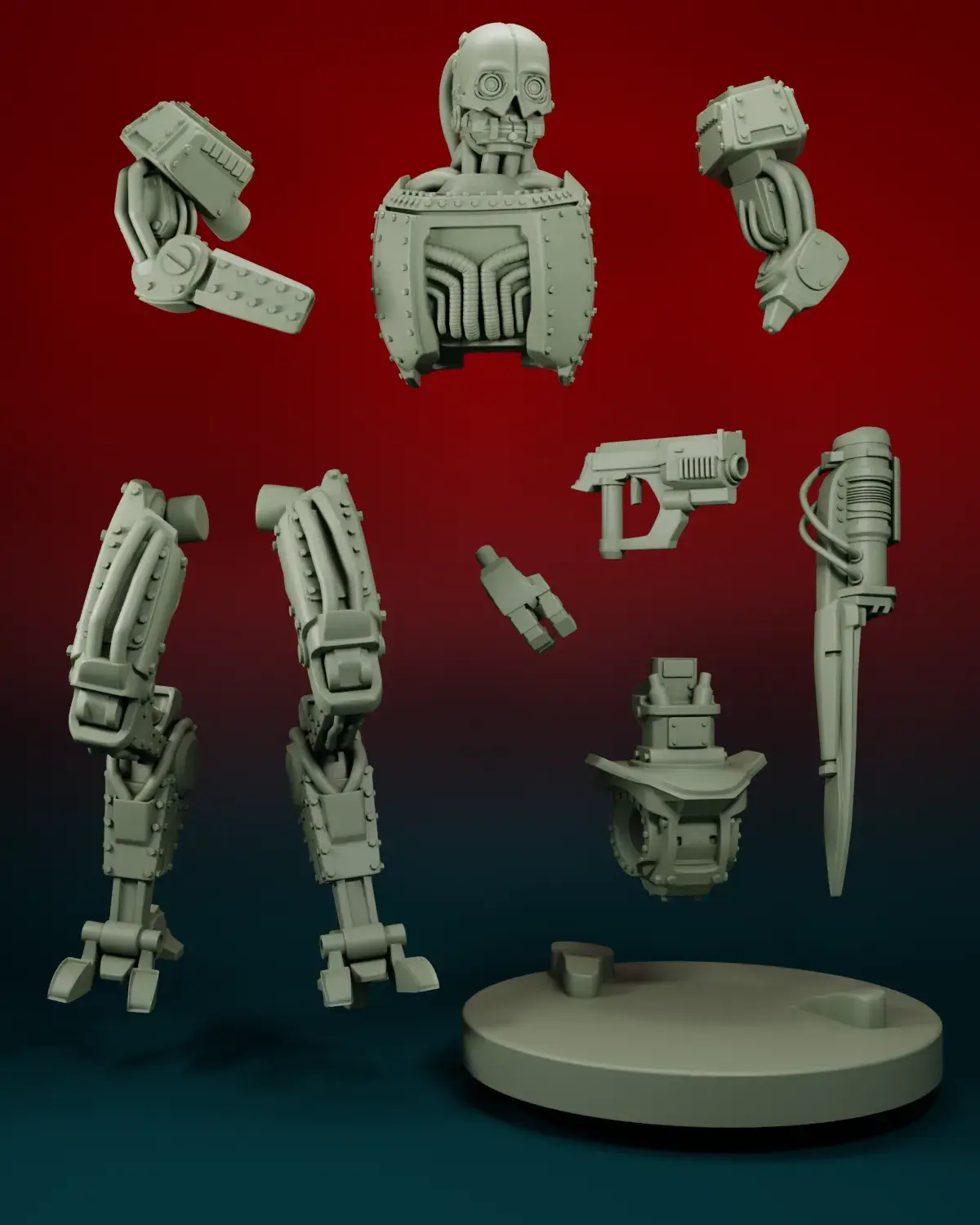 AUTOMATON COMMANDER | HELLDIVER 2 | 3D PRINTABLE FIGURINE