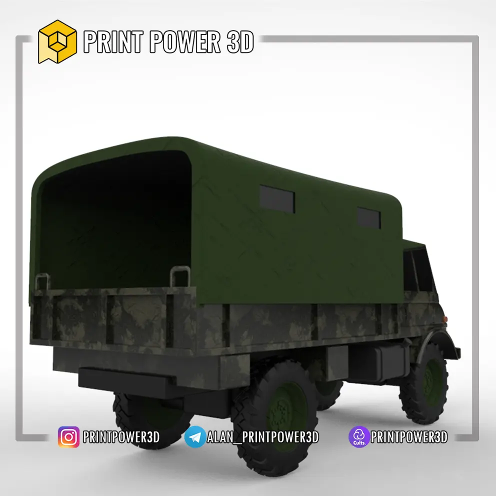 MERCEDES UNIMOG 416 PRINTABLE TRUCK