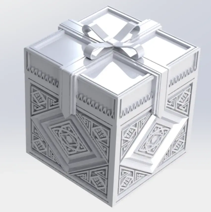 Caja de regalo con lazo