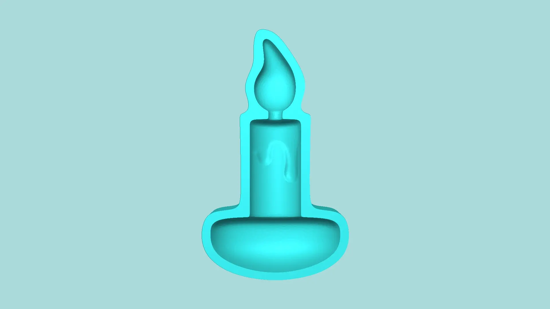 Candle Mold 01 - Silicon Maker - Template