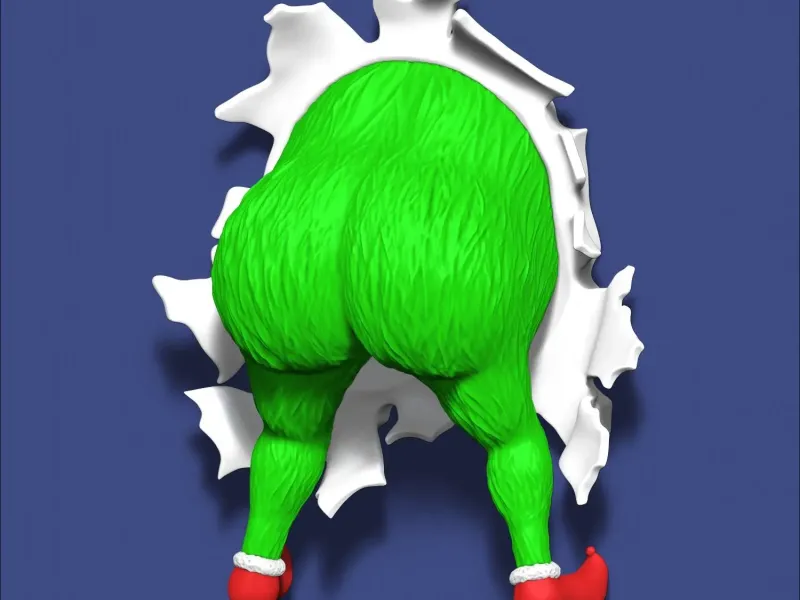grinch wall