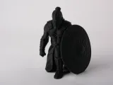 Ancient Shield Warrior Sculpture - Heroic Art-1