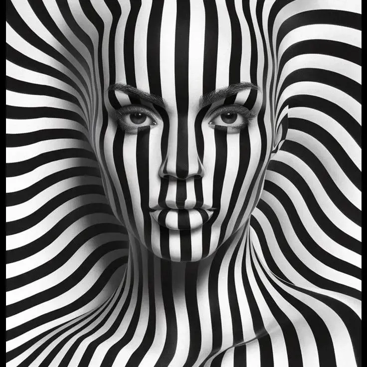 hard line women wall art