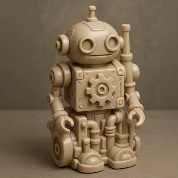 Industrial Robot Sculpture
