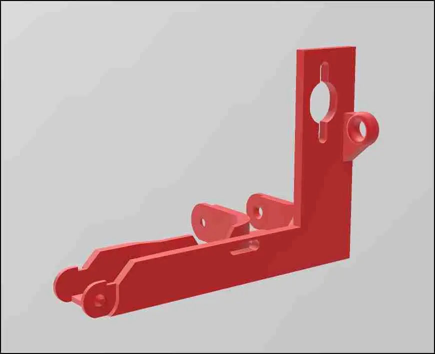 Адаптер для экструдера Ender 3 Neo V2 с кабельной цепью