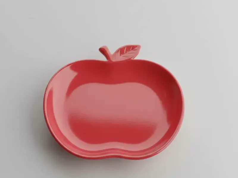 Plate Apple Deco Home