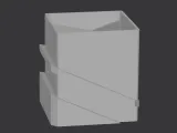 SIMPLE SQUARE DESK ORGANIZER - SMALL TOOL HOLDER-4