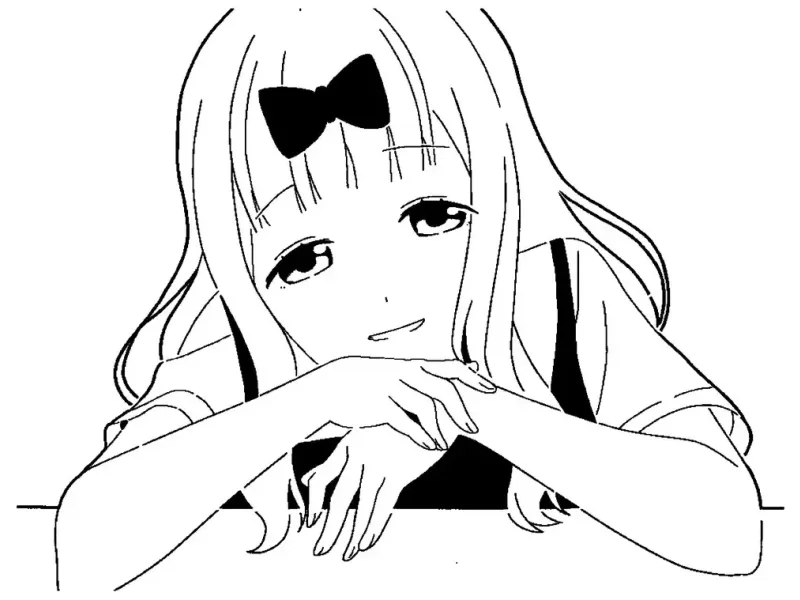 Chika Fujiwara stencil