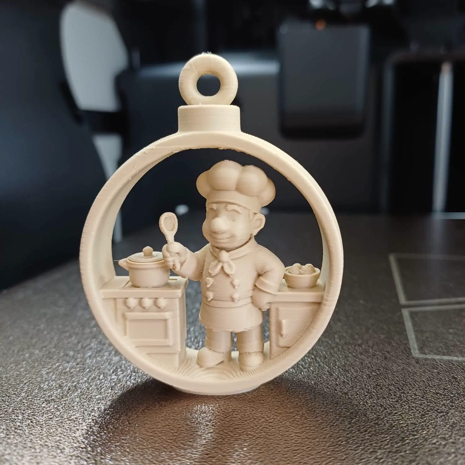 Festive Chef Ornament – Holiday Kitchen Magic