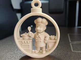 Festive Chef Ornament – Holiday Kitchen Magic