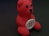 Tiny Button Teddy Bear-2