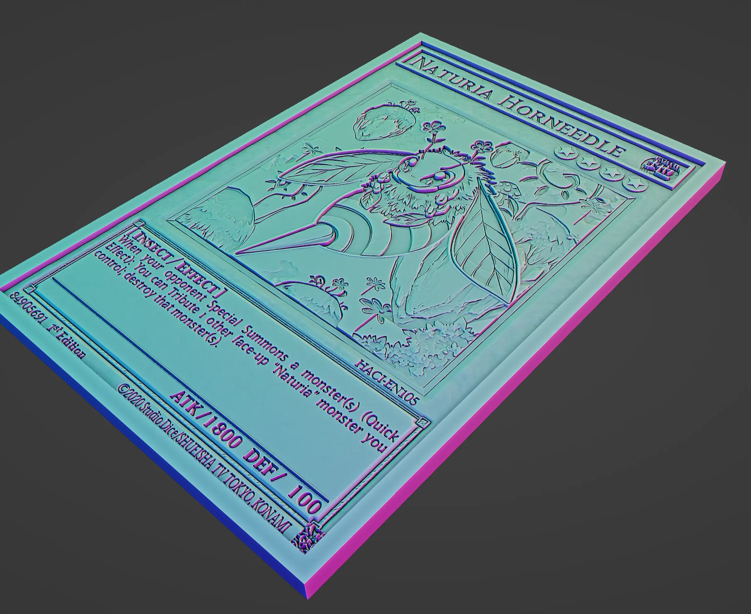 naturia horneedle - yugioh
