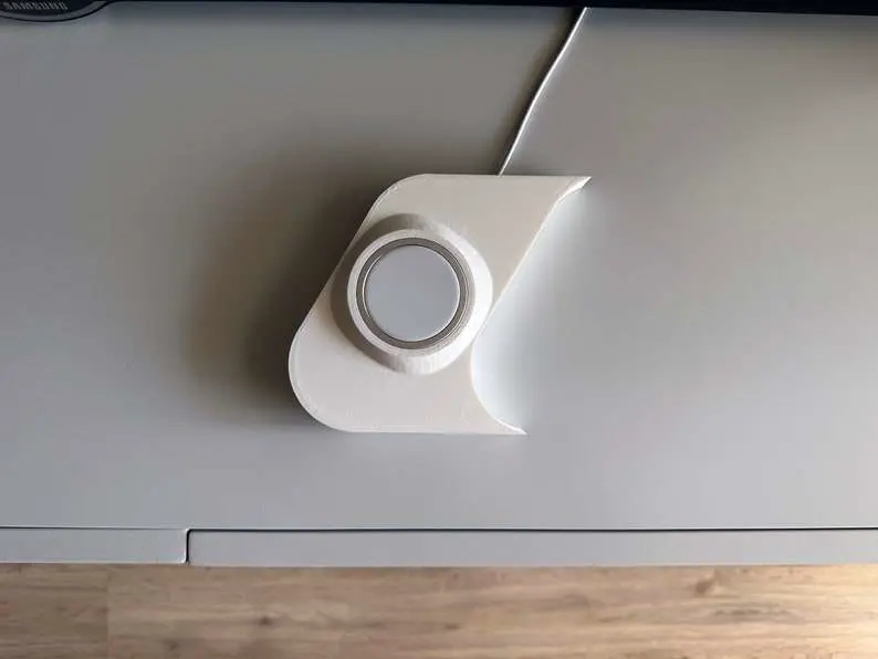 Modular desk organiser and catchall tray with MagSafe add-on