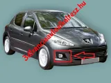 Peugeot 207 ködlámpa keret 9688091877-0