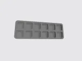 set box with compartments, thk 3mm, in size 15x15mm-4