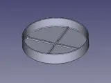 10 inch Planter w Base - PLA-PETG-ABS - Resizable-4