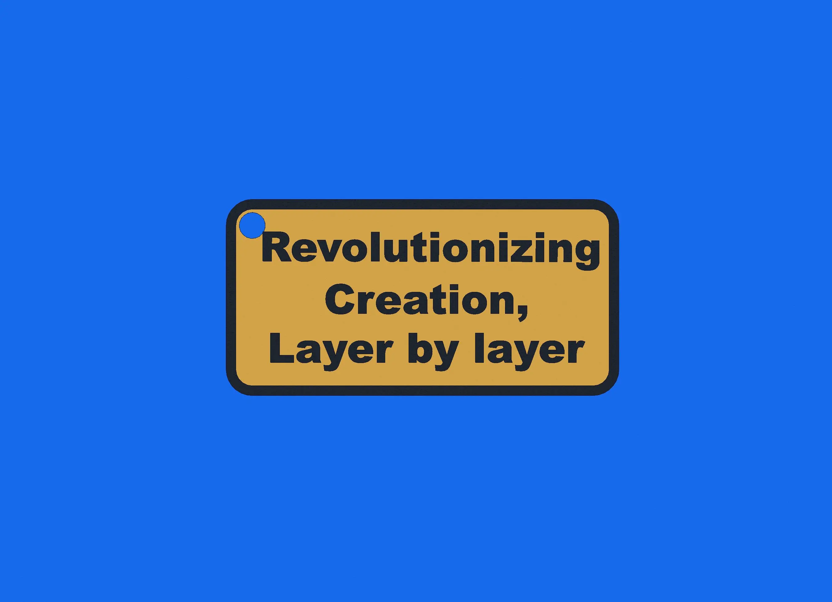 3D Quote Keychain - 14