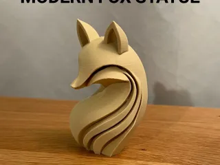 Modern Fox Statue