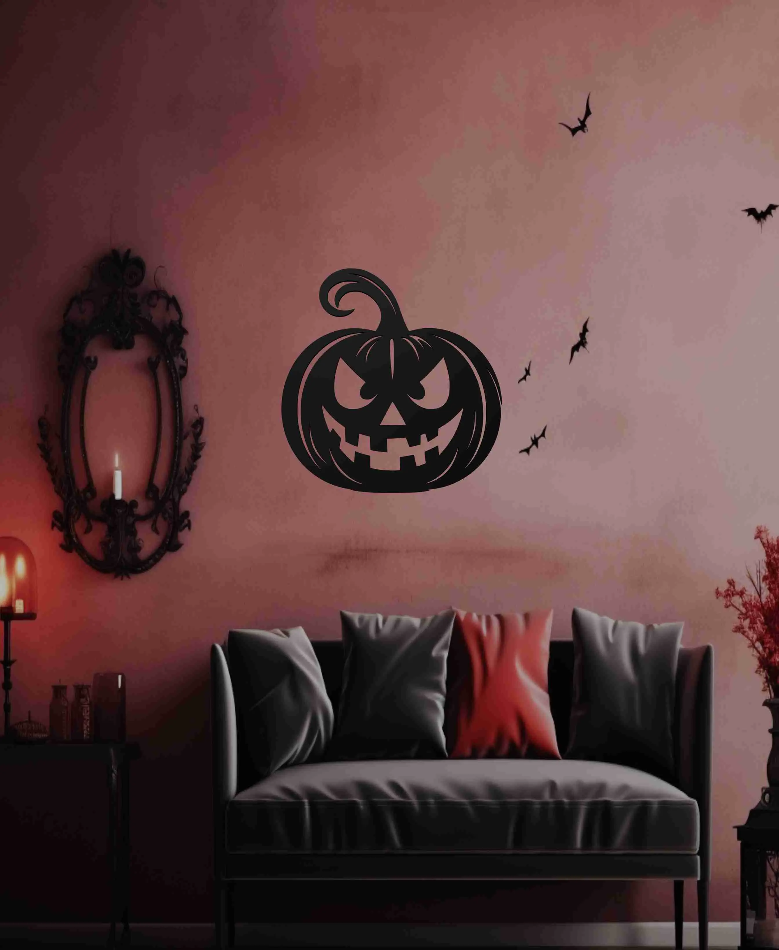 Jack-o-Lantern Wall Art | 3D models download | Creality Cloud
