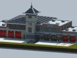 Minecraft Fire Station-1
