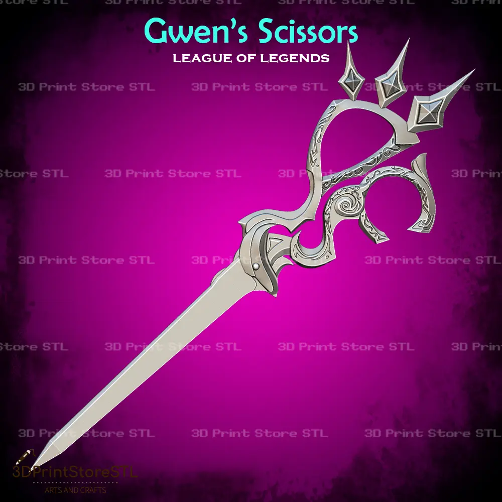 Gwens Scissors Cosplay League of Legends - STL File