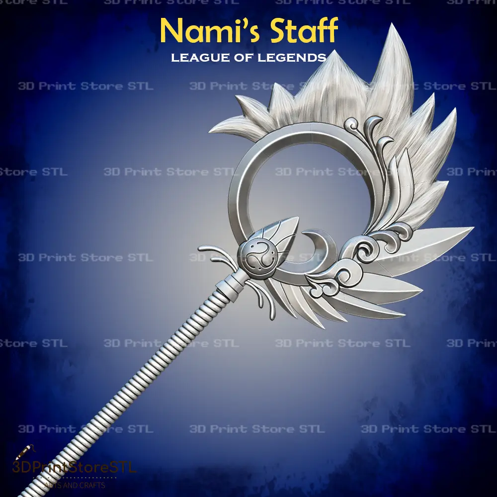 Nami - League of Legend - Splendid Staff - 3D online printed DIY