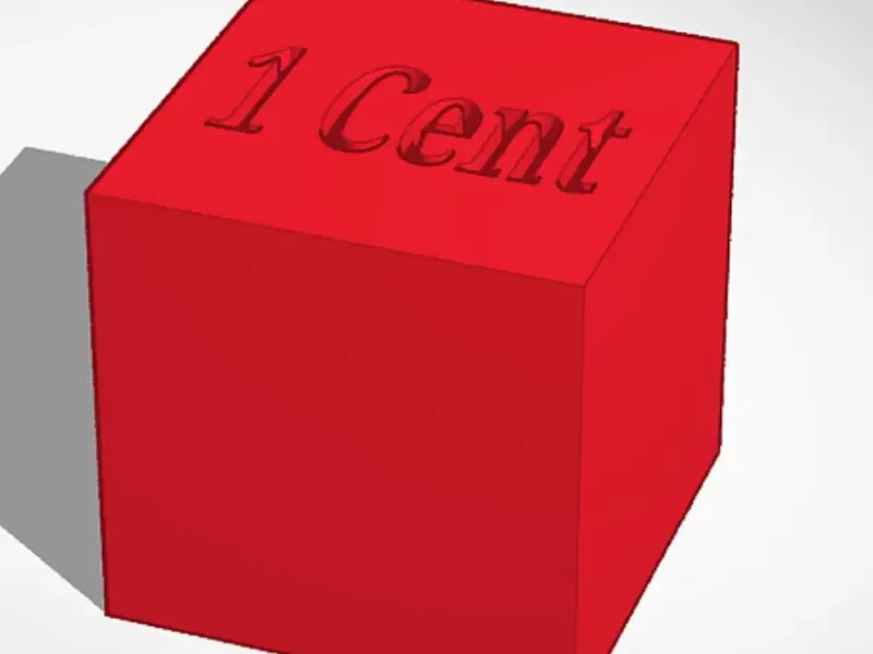 1 Cent Cube