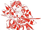 DS Tanjiro Kamado stencil 7-0