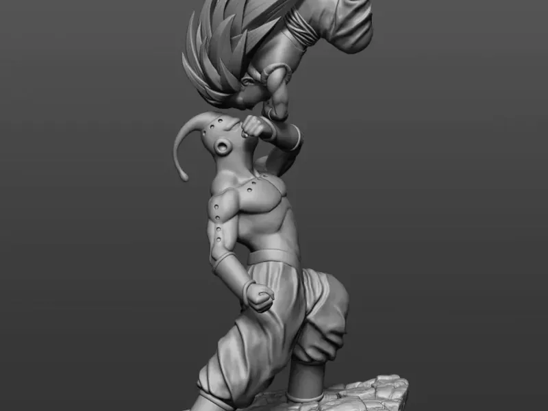 Boo gegen Gotenks Dragon Ball Z